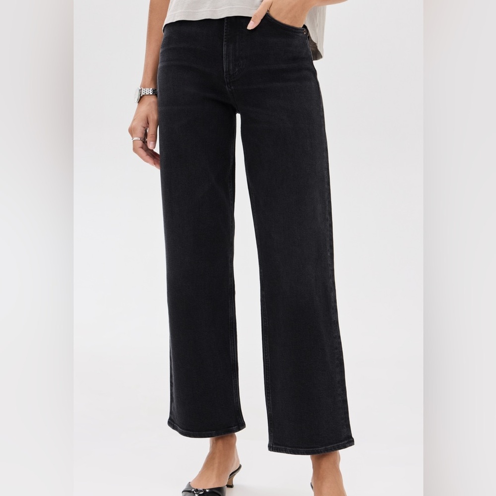 Agolde Ren in Washed Black